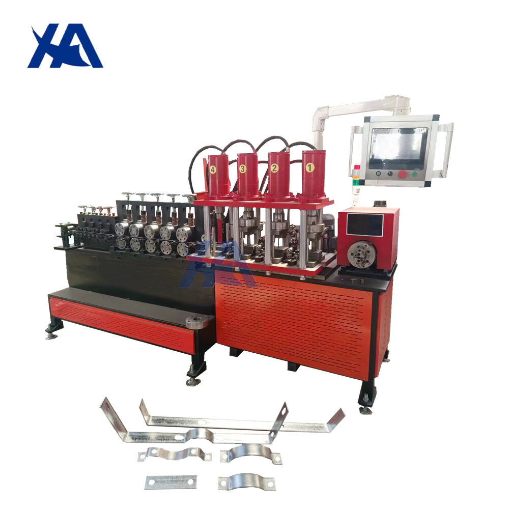 Automatic Hydraulic Metal Pipe Clamp Clip Making Machine Hoop Machine ...