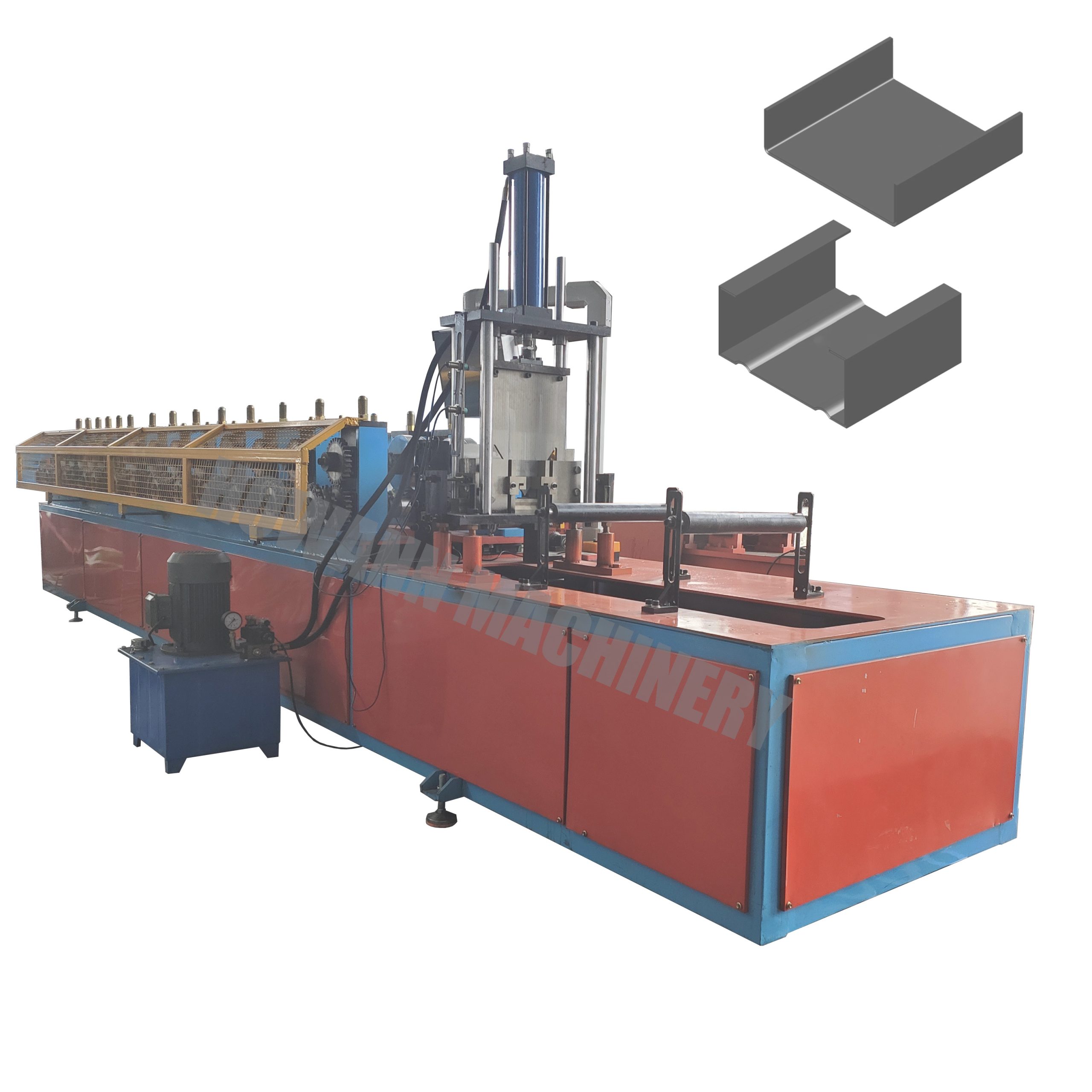 Pur Lin Machine Design High Performance C U L V Shape Channel Purlin Making Machine C U Omega ...